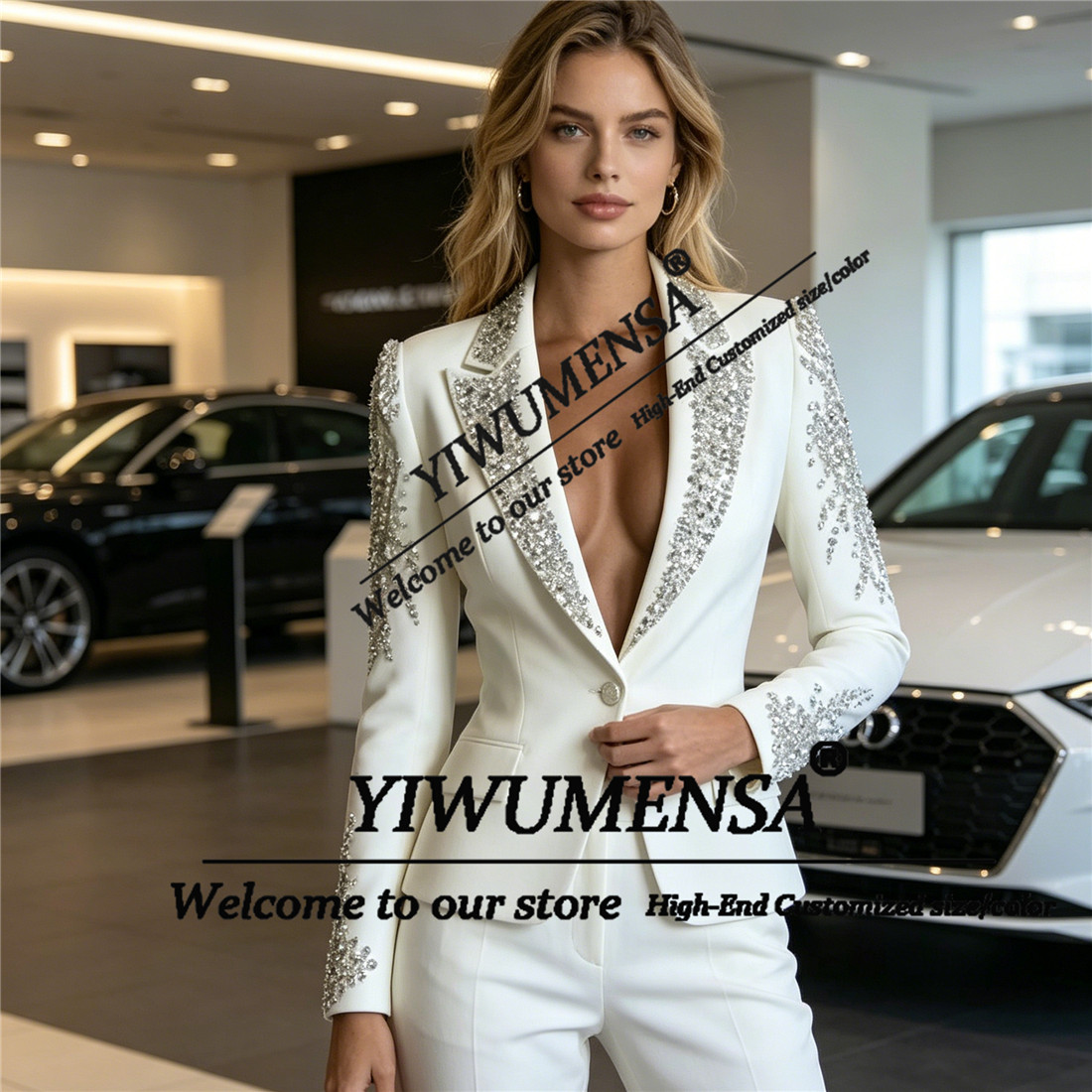 Luxury Women Suits 2 Pieces Se - Women Formal Wear For Party review and price