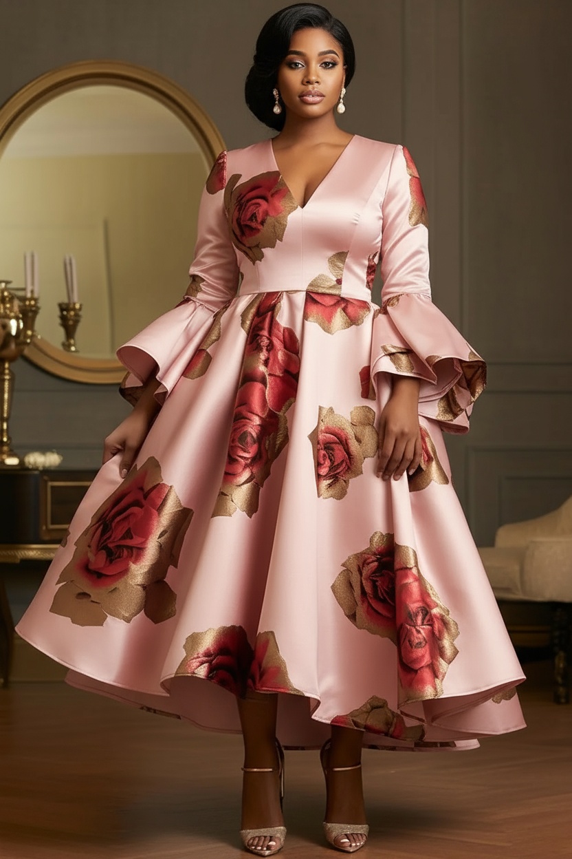 Fashion Elegant Plus Size Sati - Women Formal Wear Dress review and price