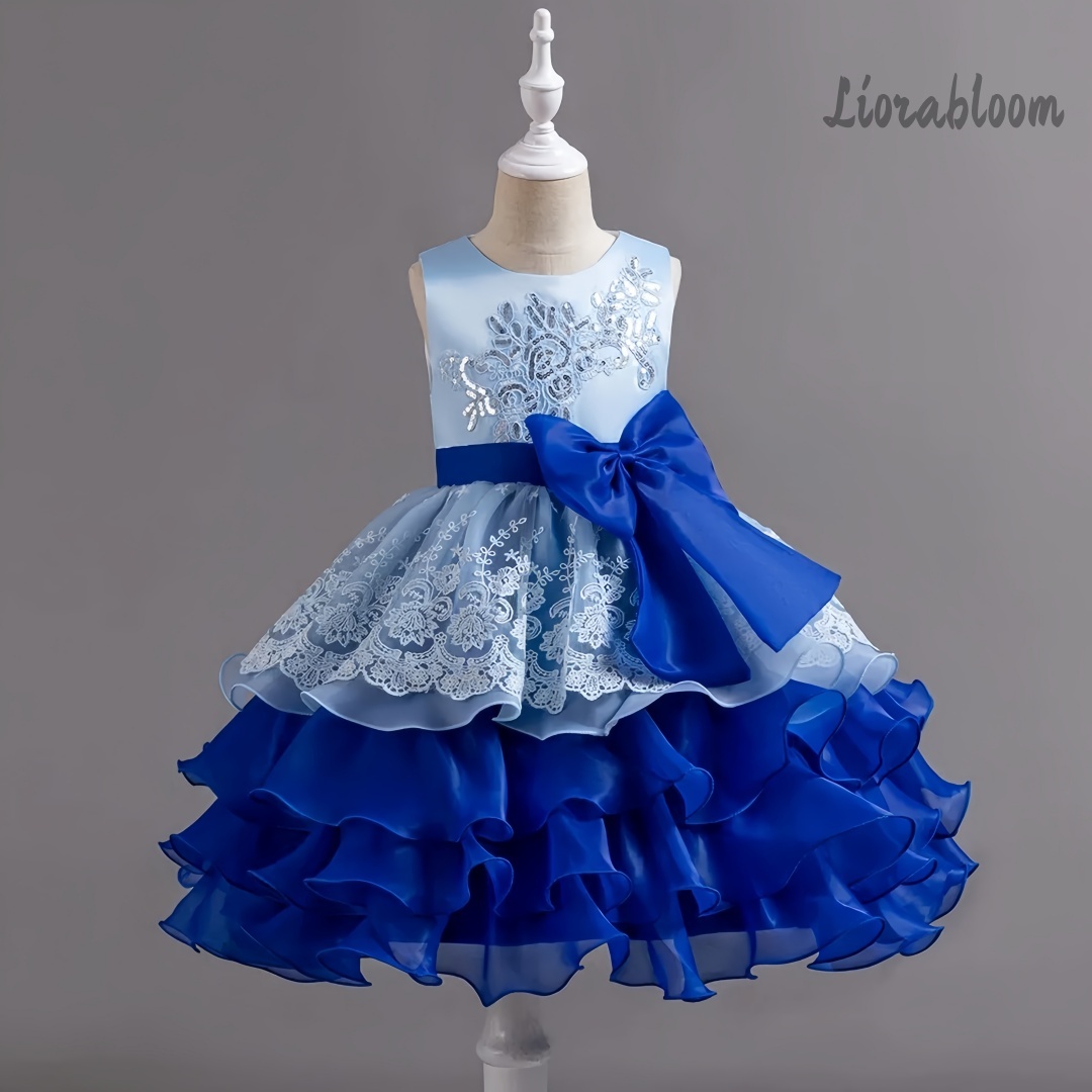 Girls' Dress With Large Bow Sl - Women Formal Wear For Party review and price