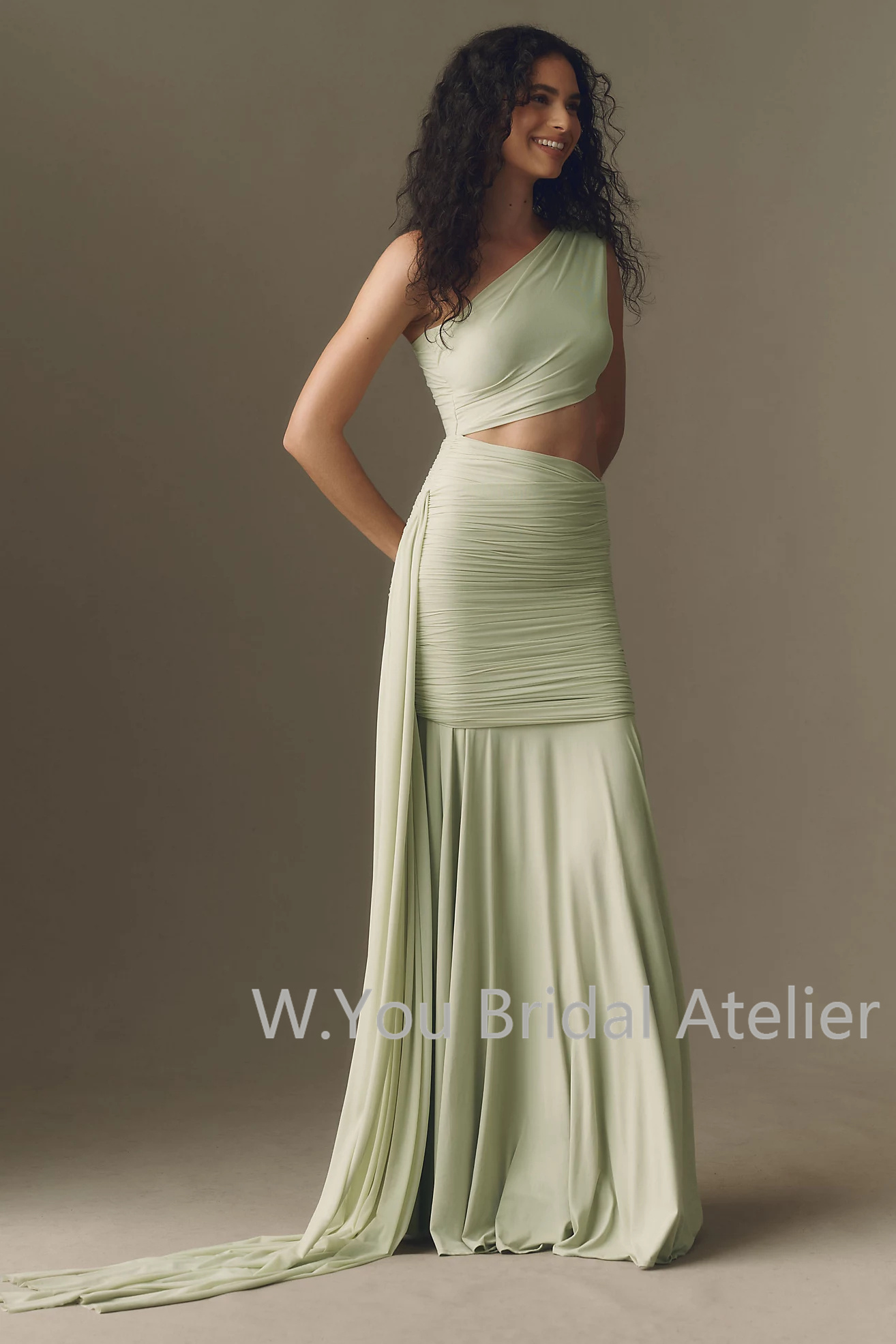 Evening Dresses One Shoulder M - Women'S Formal Wear For A Wedding Guest review and price