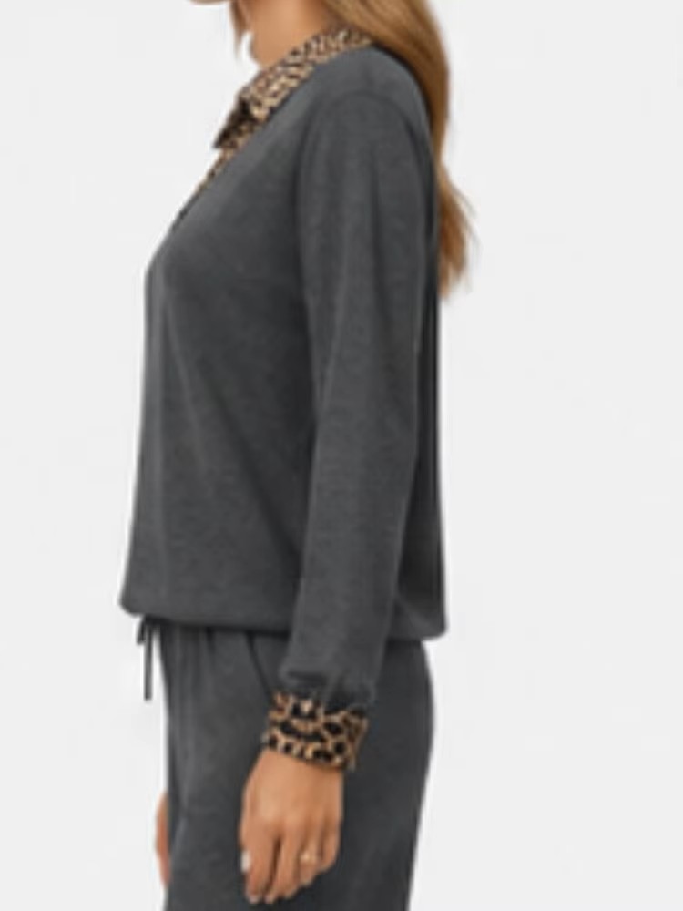 A ladies' V-neck long-sleeved  - Women Formal Wear Office review and price