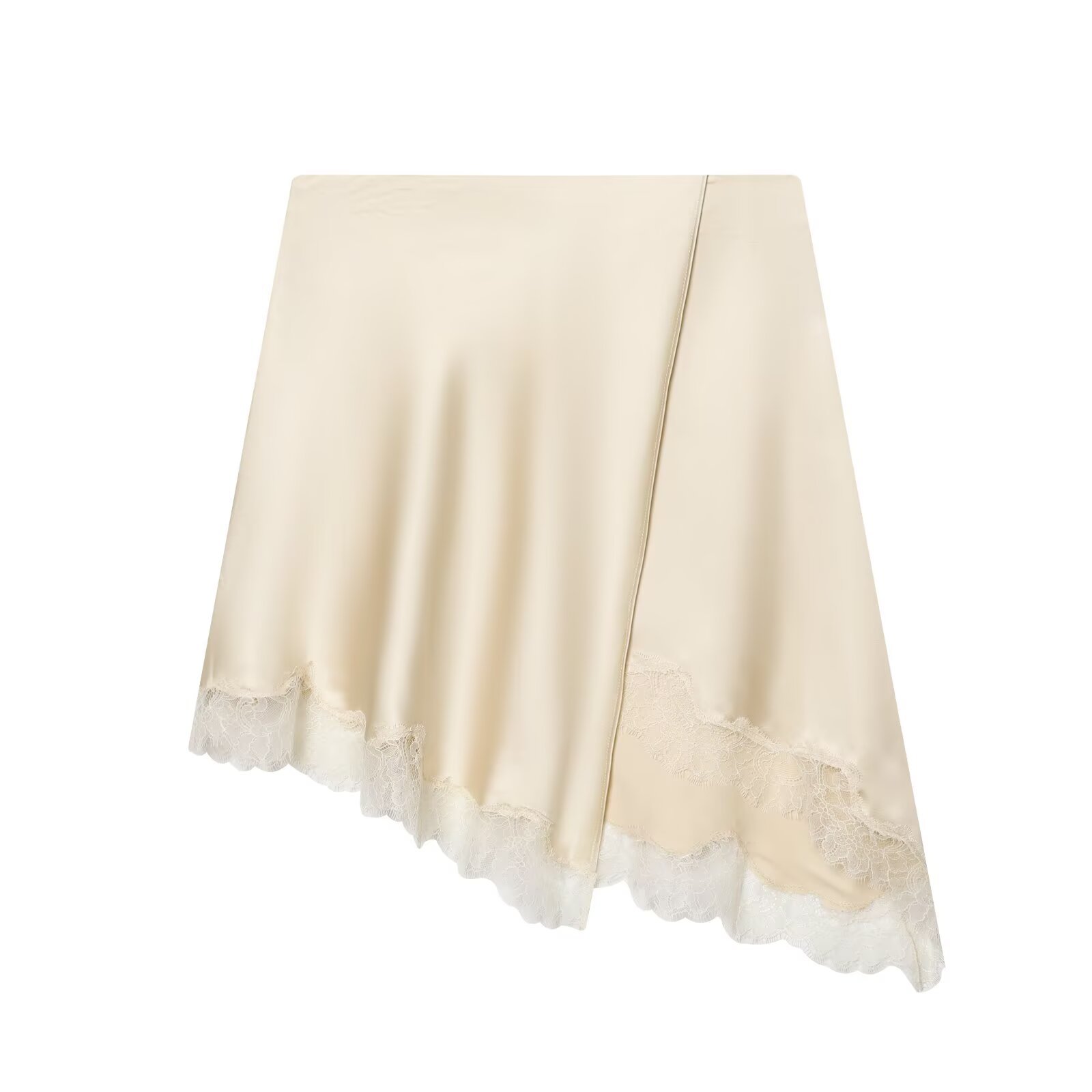 Women's Elegant Satin Lace Hem - Women Formal Wear With Skirt review and price